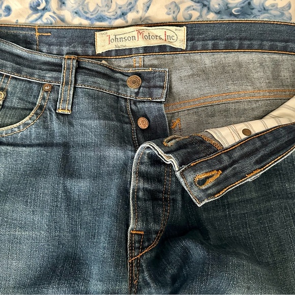 Los Angeles Denim Co. Medium Blue Selvage Jeans - Picture 4 of 12